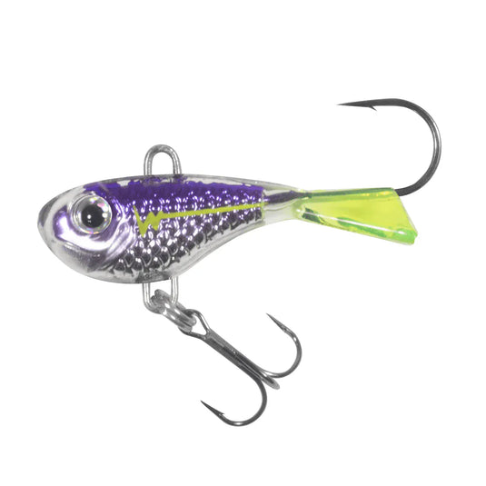 NORTHLAND ICE GLIDE BAITS 1-8 / Purple Racecar Northland Twitchin' Puppet