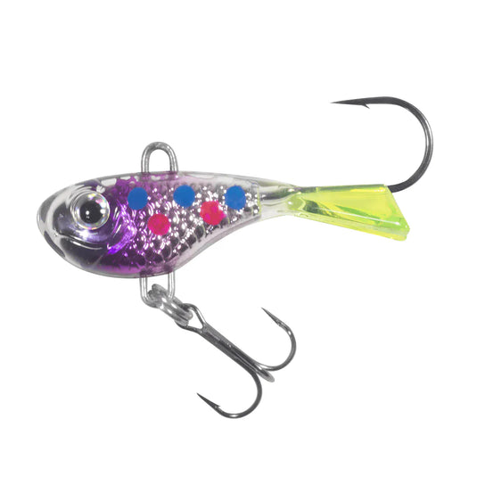 NORTHLAND ICE GLIDE BAITS 1-8 / Purple Wonderbread Northland Twitchin' Puppet
