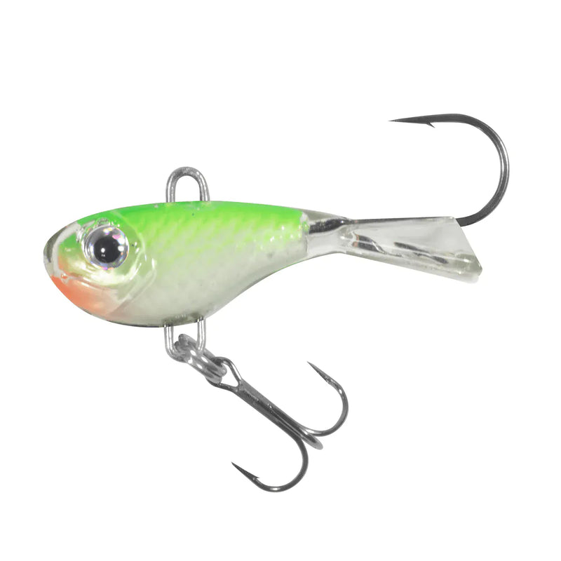 Load image into Gallery viewer, NORTHLAND ICE GLIDE BAITS 1-8 / Super Glo Perch Northland Twitchin' Puppet
