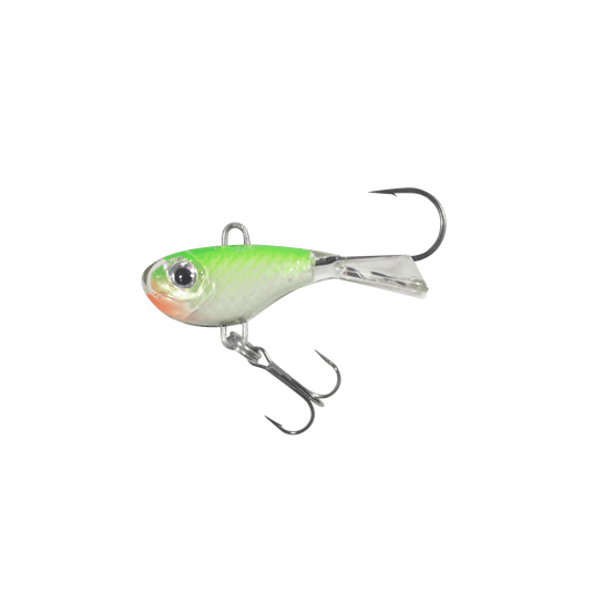 NORTHLAND ICE GLIDE BAITS 1-8 / Super Glo Perch Northland Twitchin' Puppet