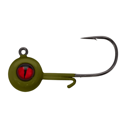 NORTHLAND ICE JIGS 1-16 / Olive Northland Tungsten Panfish Jig