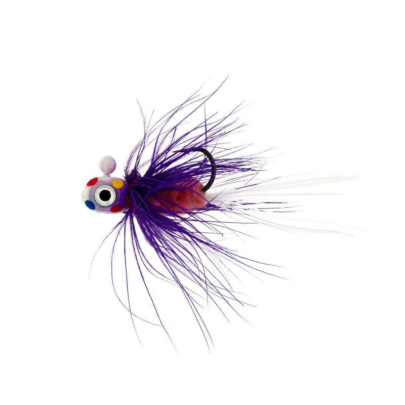 Load image into Gallery viewer, NORTHLAND ICE JIGS 1-16 / Purple Wonder Northland Tungsten Flat-Fry Fly
