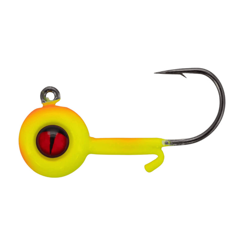 Load image into Gallery viewer, NORTHLAND ICE JIGS 1-16 / Super Glo Sunrise Northland Tungsten Panfish Jig
