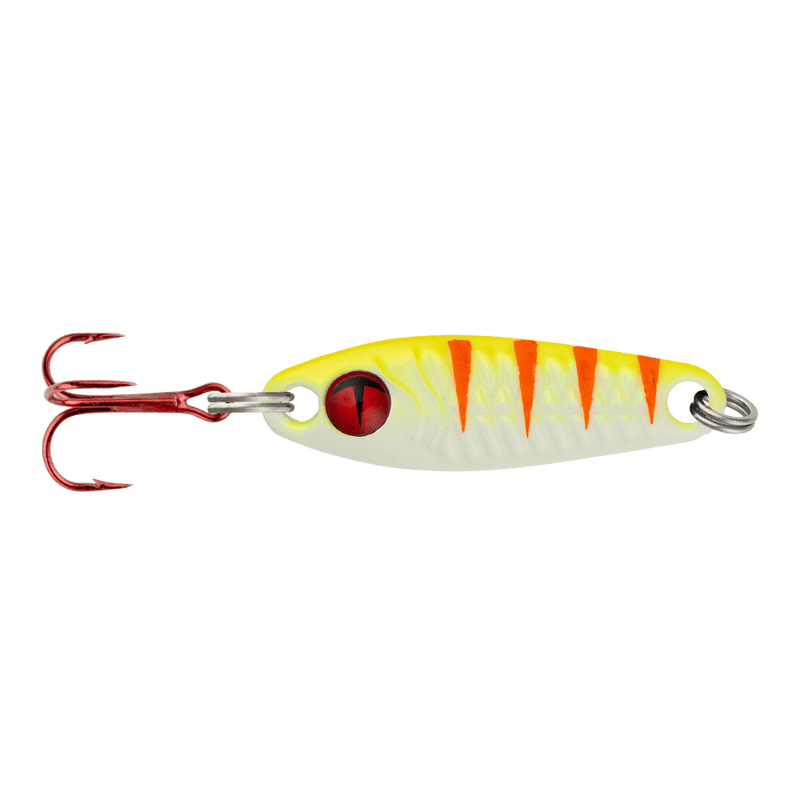 Load image into Gallery viewer, NORTHLAND ICE SPOONS 1-4 / UV Electric Perch Northland Tungsten Buckshot Spoon
