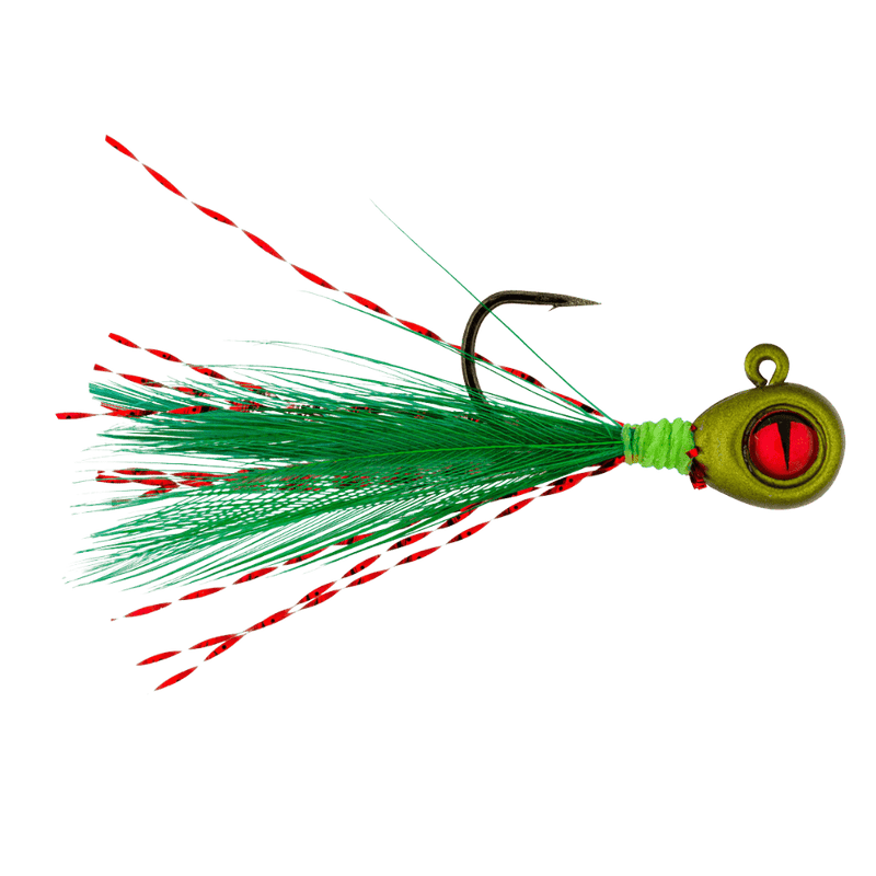 Load image into Gallery viewer, NORTHLAND PANFISH 1-8 / Olive Northland Tungsten Crappie King Fly
