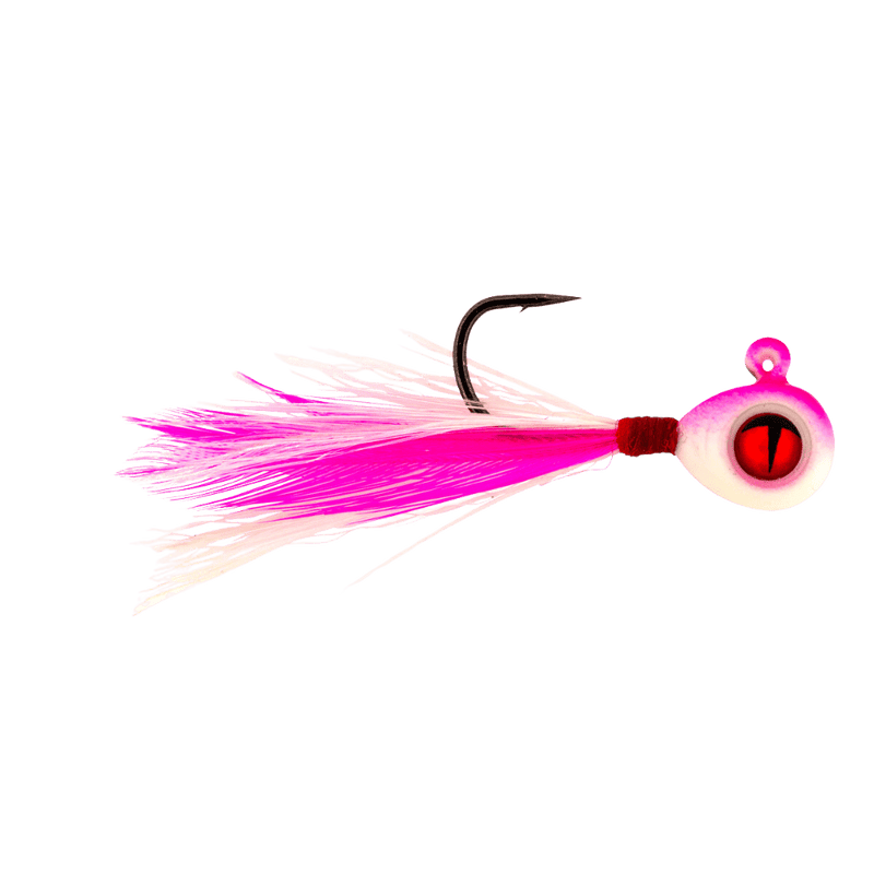 Load image into Gallery viewer, NORTHLAND PANFISH 1-8 / Super Glo Pinky Northland Tungsten Crappie King Fly
