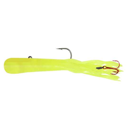 NORTHLAND TUBE HEAD JIGS 1oz / Glo Chartreuse Northland Level-Head Predator Tube