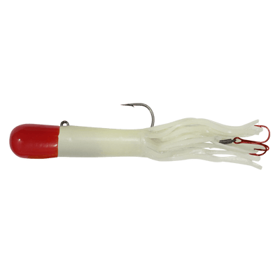 NORTHLAND TUBE HEAD JIGS 1oz / Glow Red Top Northland Level-Head Predator Tube