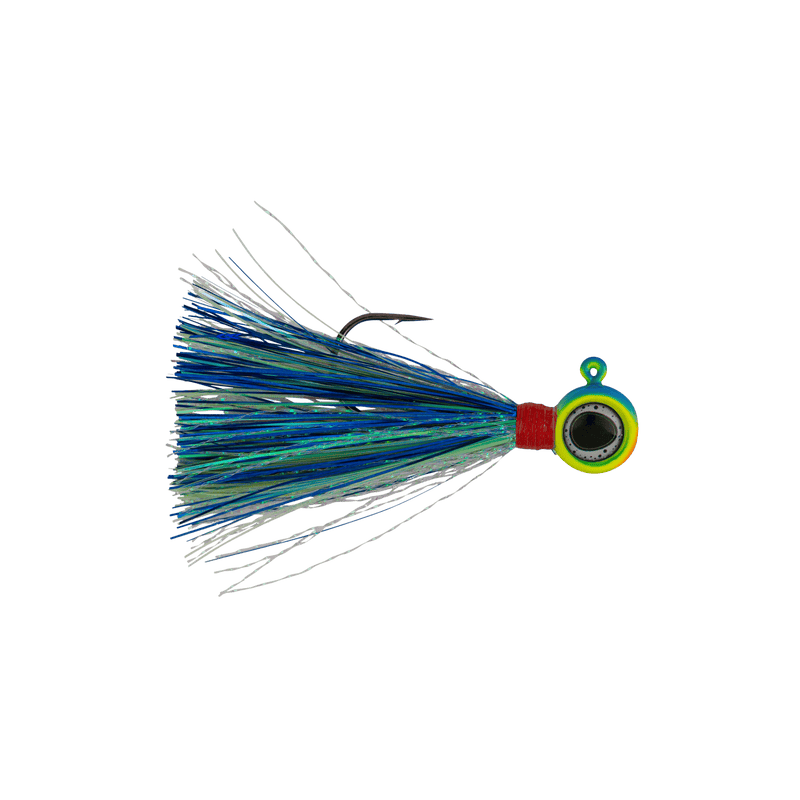 Load image into Gallery viewer, NORTHLAND WALLEYE/PERCH JIGS 1/16 / Parrot Northland Deep-Vee Flashtail Jig
