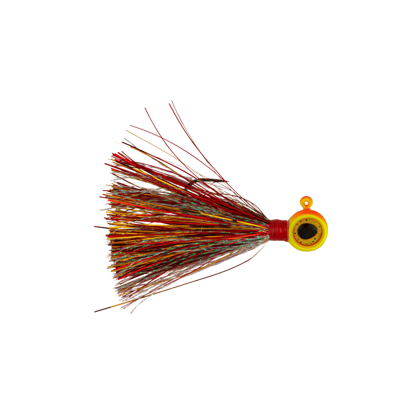Load image into Gallery viewer, NORTHLAND WALLEYE/PERCH JIGS 1-16 / Sunrise Northland Deep-Vee Flashtail Jig
