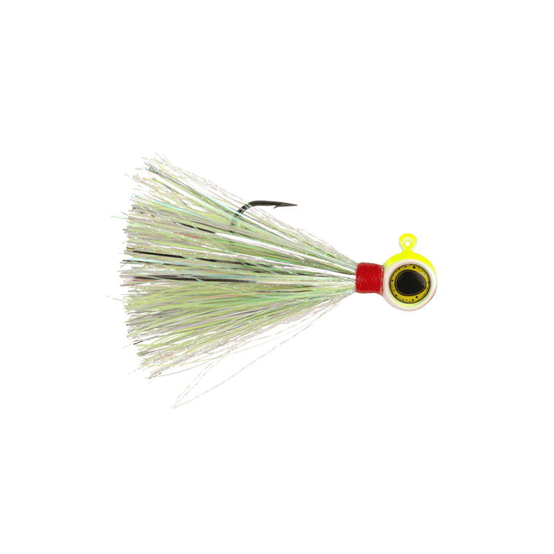 Load image into Gallery viewer, NORTHLAND WALLEYE/PERCH JIGS 1/4 / Chartreuse Northland Deep-Vee Flashtail Jig
