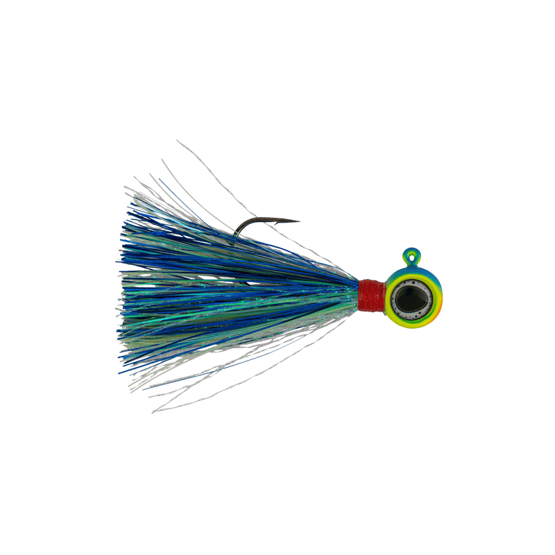Load image into Gallery viewer, NORTHLAND WALLEYE/PERCH JIGS 1-8 / Parrot Northland Deep-Vee Flashtail Jig
