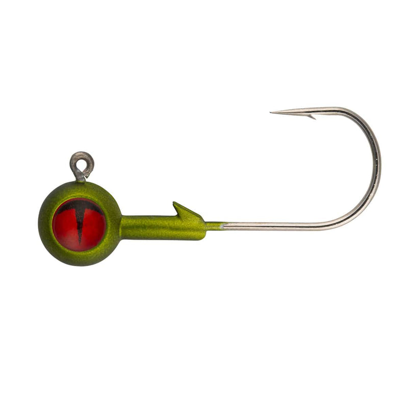 Load image into Gallery viewer, NORTHLAND WALLEYE/PERCH JIGS 3-8 / Olive Northland Tungsten Jig
