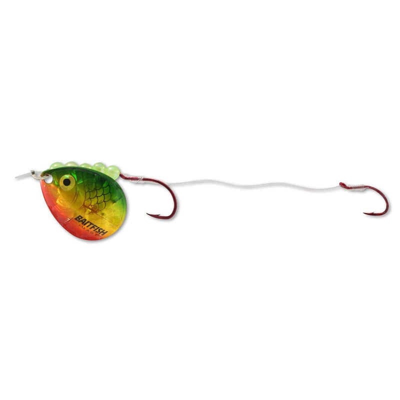 Load image into Gallery viewer, NORTHLAND WORM HARNESS Gold Perch Northland Baitfish Spinner Worm Harness
