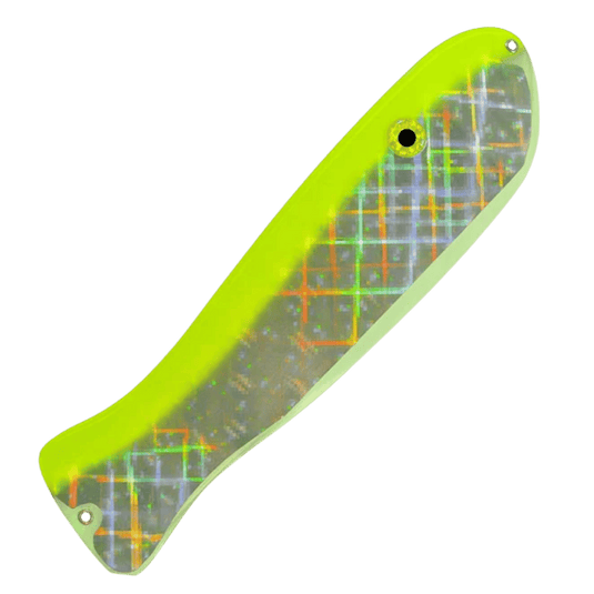 O'KI FLASHERS Green Jellyfish Yellow Haze O'KI Tackle Kingfisher II