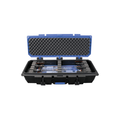 ice fishing rod holder case Pro-Tech 48 Deep With cutouts for tackle organizer boxes and polyurethan upper and lower foam Plano Ice Hunter Deep Ice