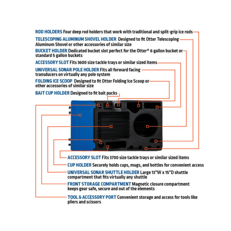 Load image into Gallery viewer, OTTER SLEDS Otter Sonar Sled
