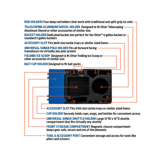 OTTER SLEDS Otter Sonar Sled