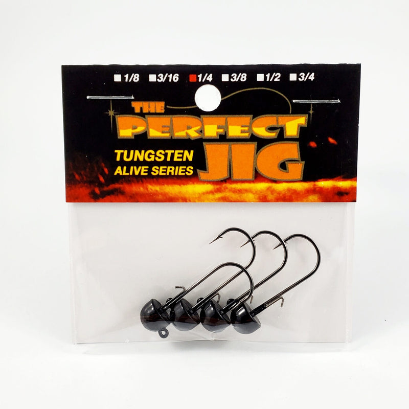 Load image into Gallery viewer, PERFECT JIG ALL JIGS 1-4 Perfect Jig Alive Tungsten Ned Head Jig
