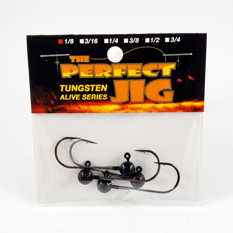 Load image into Gallery viewer, PERFECT JIG ALL JIGS 1-8 Perfect Jig Alive Tungsten Ball Head Jig
