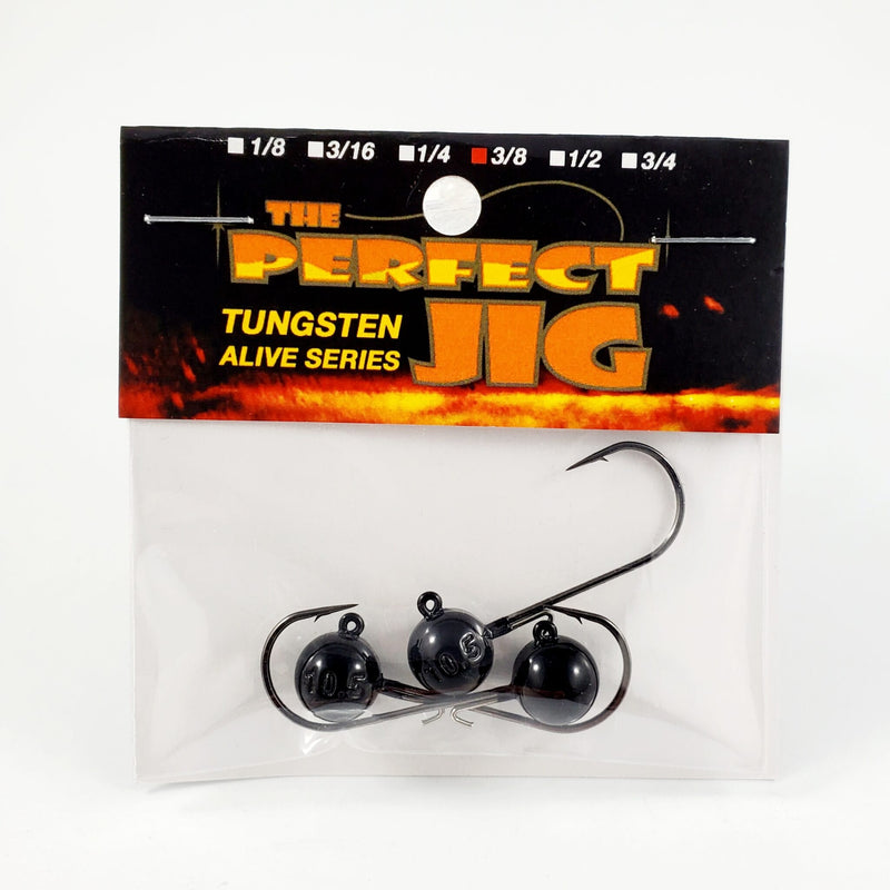 Load image into Gallery viewer, PERFECT JIG ALL JIGS 3-8 Perfect Jig Alive Tungsten Ball Head Jig
