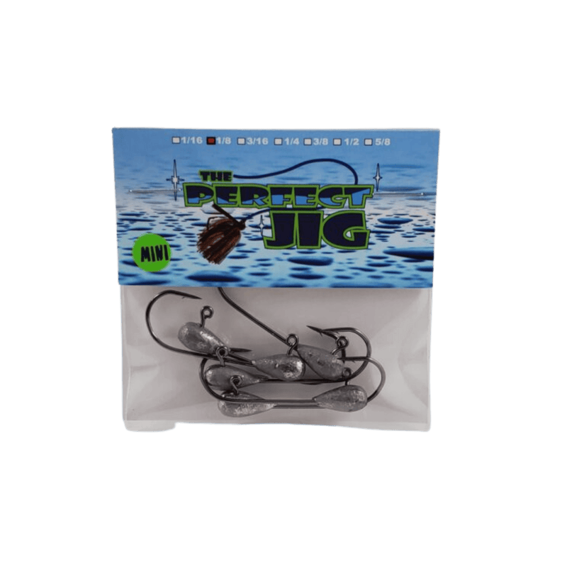 Load image into Gallery viewer, PERFECT JIG TUBE HEAD JIGS Natural / 1/8 The Perfect Jig Mini Tear Drop Tube Heads
