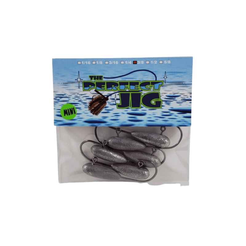 Load image into Gallery viewer, PERFECT JIG TUBE HEAD JIGS Natural / 3/8 The Perfect Jig Mini Tear Drop Tube Heads

