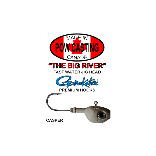 POW BIG RIVER JIGS 3/4 / Casper Pow Casting Big River Jig
