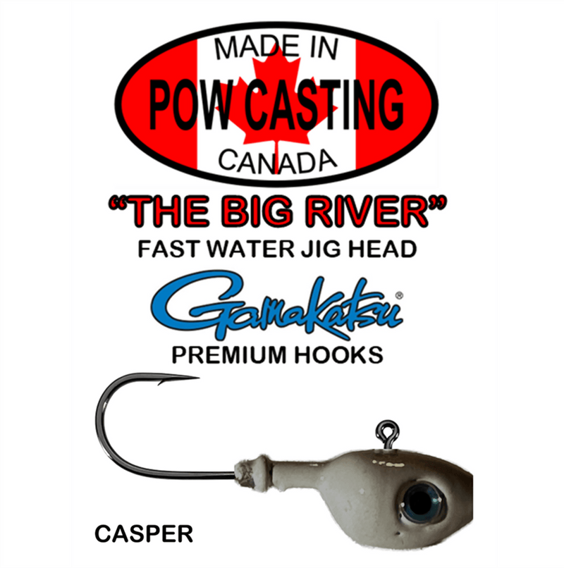 Load image into Gallery viewer, POW BIG RIVER JIGS 3-4 / Casper Pow Casting Big River Jig
