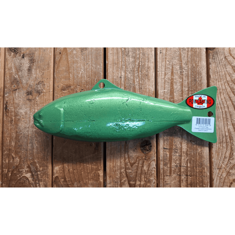 Load image into Gallery viewer, POW CANNONBALLS 10lb / Antifreeze Pow Casting Titan Downrigger Weight
