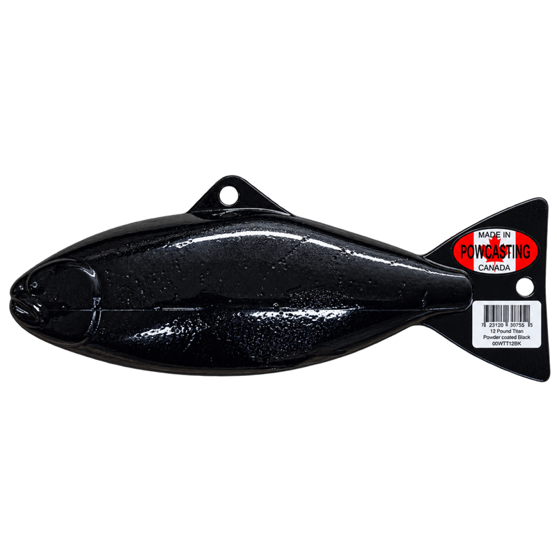 Load image into Gallery viewer, POW DIVERS &amp; WEIGHTS 10 LB / Black POW Casting Titan Downrigger Weight

