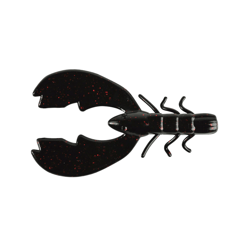 Load image into Gallery viewer, POWER BAIT CHIGGER CRAW 3" / Black Red Fleck Berkley Powerbait Chigger Craw
