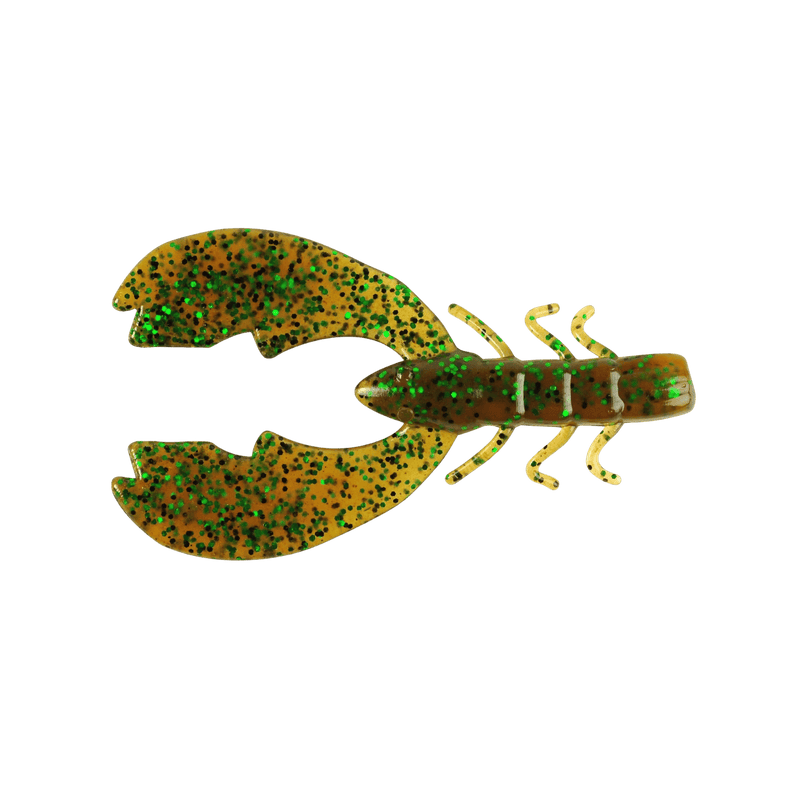 Load image into Gallery viewer, POWER BAIT CHIGGER CRAW 3" / Pumpkin Green Fleck Berkley Powerbait Chigger Craw

