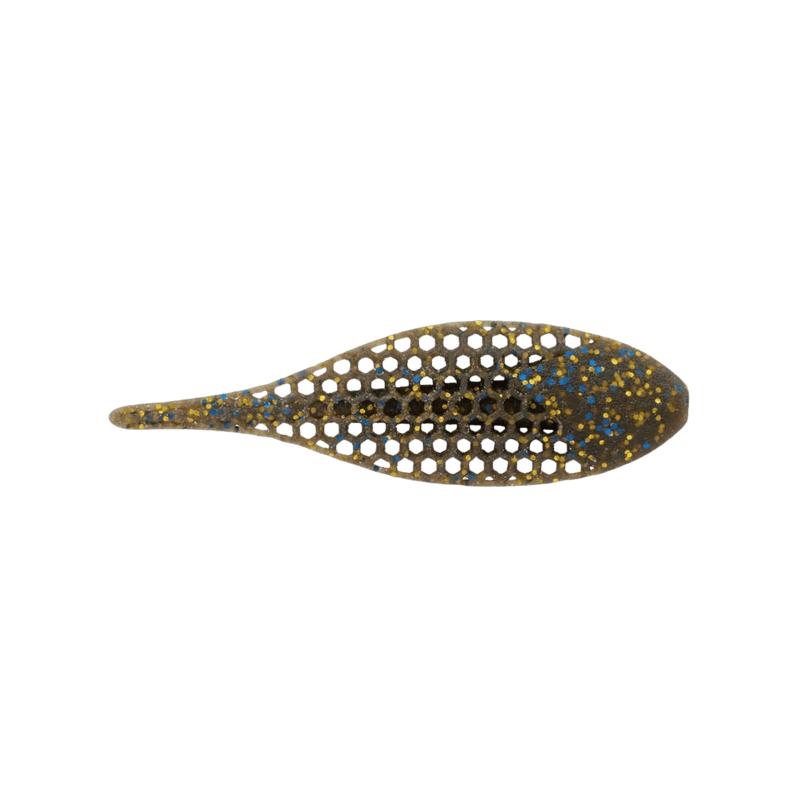 Load image into Gallery viewer, POWER BAIT CRAWS/CREATURE 3.5" / Smk Blu Blk Gold Berkley PowerBait Maxscent Flux-Gill
