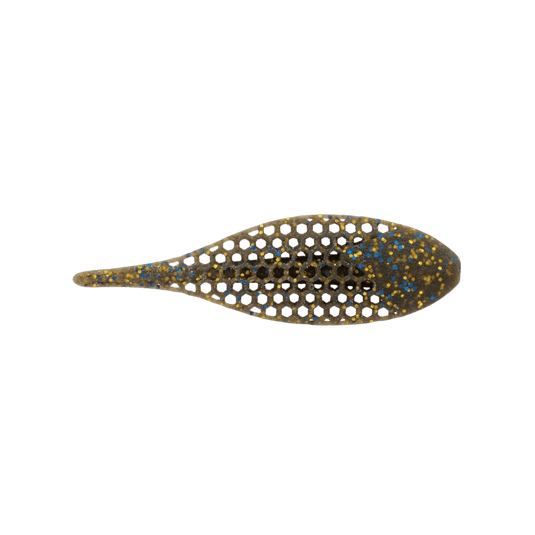 POWER BAIT CRAWS/CREATURE 3.5" / Smk Blu Blk Gold Berkley PowerBait Maxscent Flux-Gill