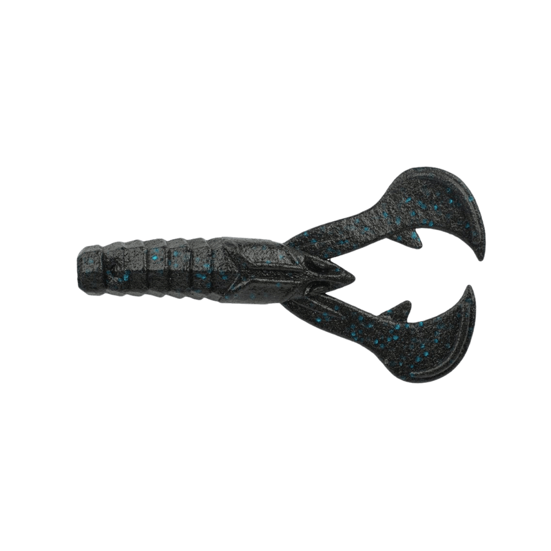 Load image into Gallery viewer, POWER BAIT CRAWS/CREATURE Black Blue Flake Berkley PowerBait Maxscent Crud Craw
