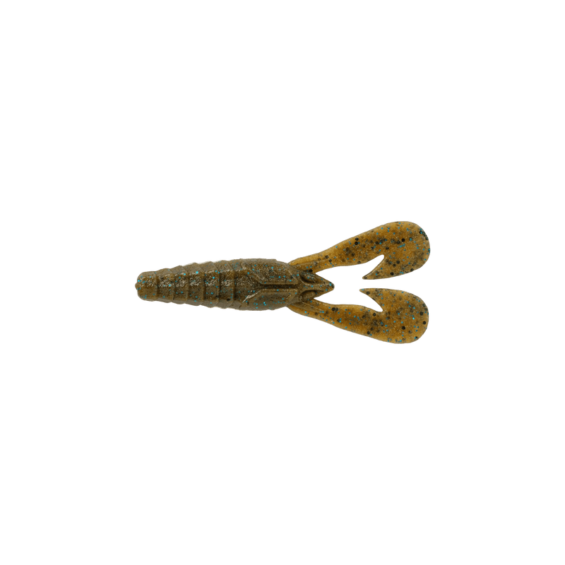 Load image into Gallery viewer, POWER BAIT CRAWS/CREATURE Green Pumpkin Blue Berkley Powerbait® MaxScent Stank-Bug
