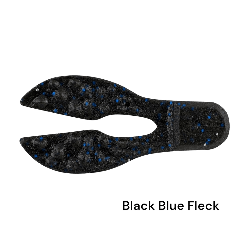Load image into Gallery viewer, BERKLEY POWERBAIT MAXSCENT MEATY CHUNK 3&quot; BLACK BLUE FLECK | FISHING WORLD | CANADA
