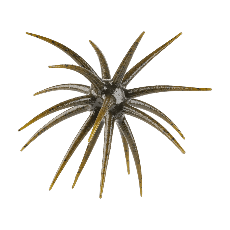 Load image into Gallery viewer, POWER BAIT URCHIN / DICE BAITS 3.5" / Green Pumpkin Berkley PowerBait® MaxScent 'Moeba
