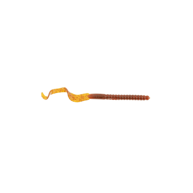 Load image into Gallery viewer, POWER BAIT WORMS 7&quot; / Motor Oil Red Fleck Berkley PowerBait® Power Worms®
