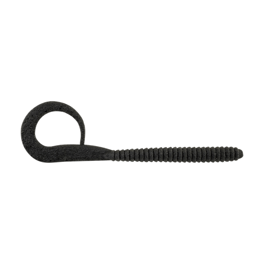 POWER BAIT WORMS 8" / Black Berkley Powerbait Maxscent Kingtail