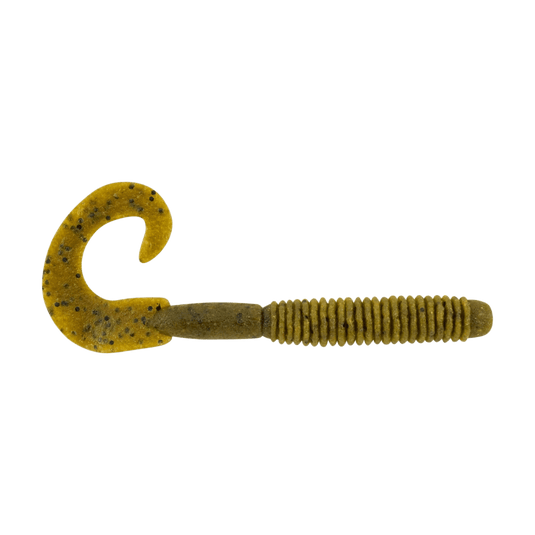 POWER BAIT WORMS Green Pumpkin Berkley Powerbait Maxscent Lunch Worm