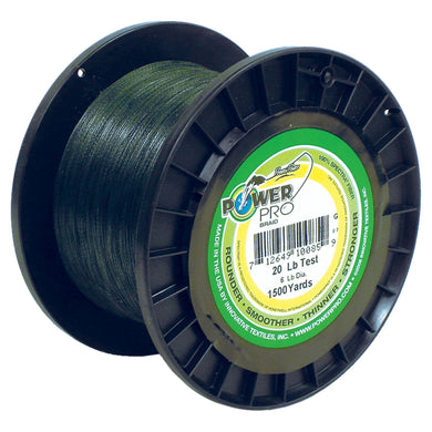Power Pro 31500300300E 30lbs Braided Fishing Line - Green for sale online