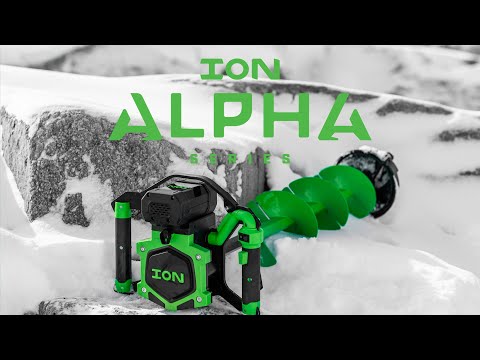 Load and play video in Gallery viewer, ION Alpha Auger 8&quot; / Ice Fishing Auger / Fishing World
