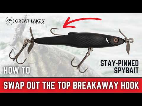 Great Lakes Finesse Stay-Pinned Spybait Spare Hooks