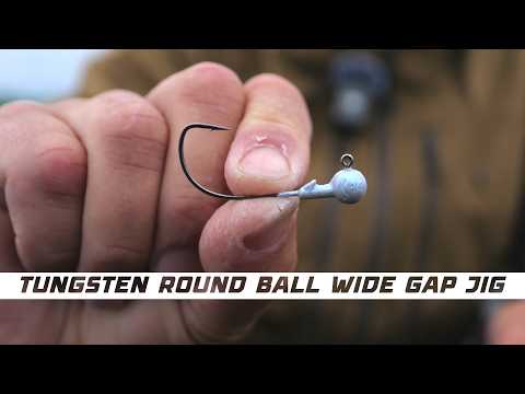 Load and play video in Gallery viewer, Northland Tungsten Wide Gap Round Ball Jig Head
