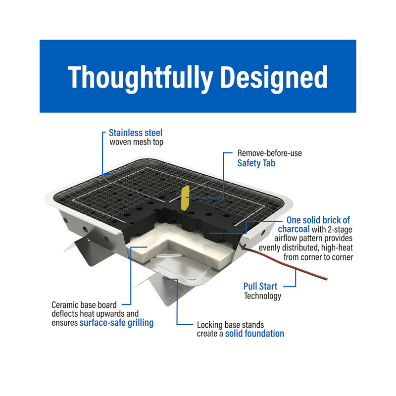 Load image into Gallery viewer, PULL START FISHING MISCELLANEOUS Pull Start Fire Grill
