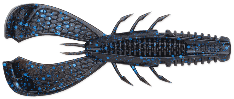Load image into Gallery viewer, RAPALA CRAWS/CREATURE 3.5&quot; / Black Blue Flake Rapala Crush City Cleanup Craw
