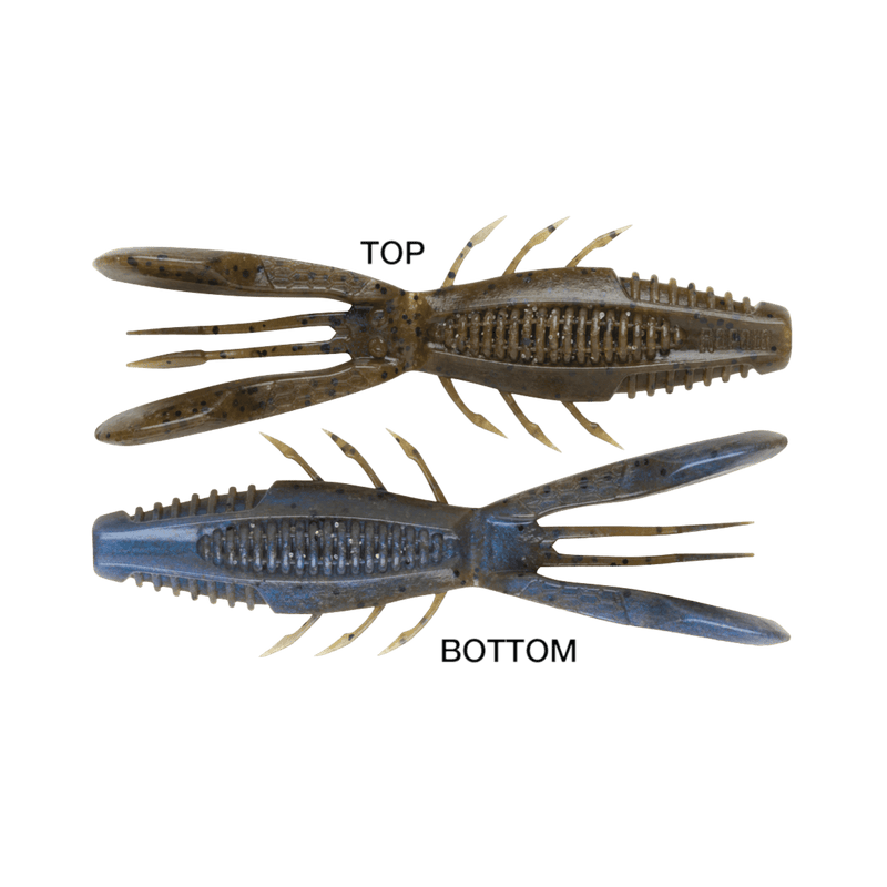 Load image into Gallery viewer, RAPALA CRAWS/CREATURE 4" / Green Pumpkin Blue Pearl Rapala Crush City Bronco Bug
