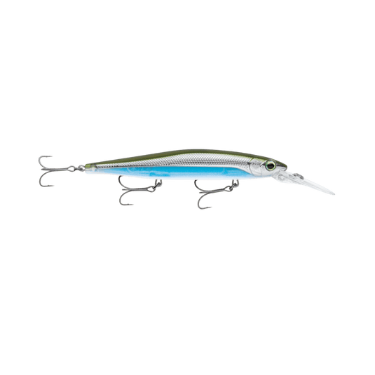 RAPALA JERKBAIT Metallic Moss Back Shiner Rapala Precision Xtreme Deep Mavrik 110